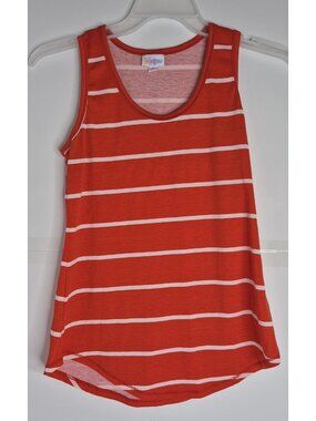 NWT Lularoe Small Tank Top Red with White Stripes